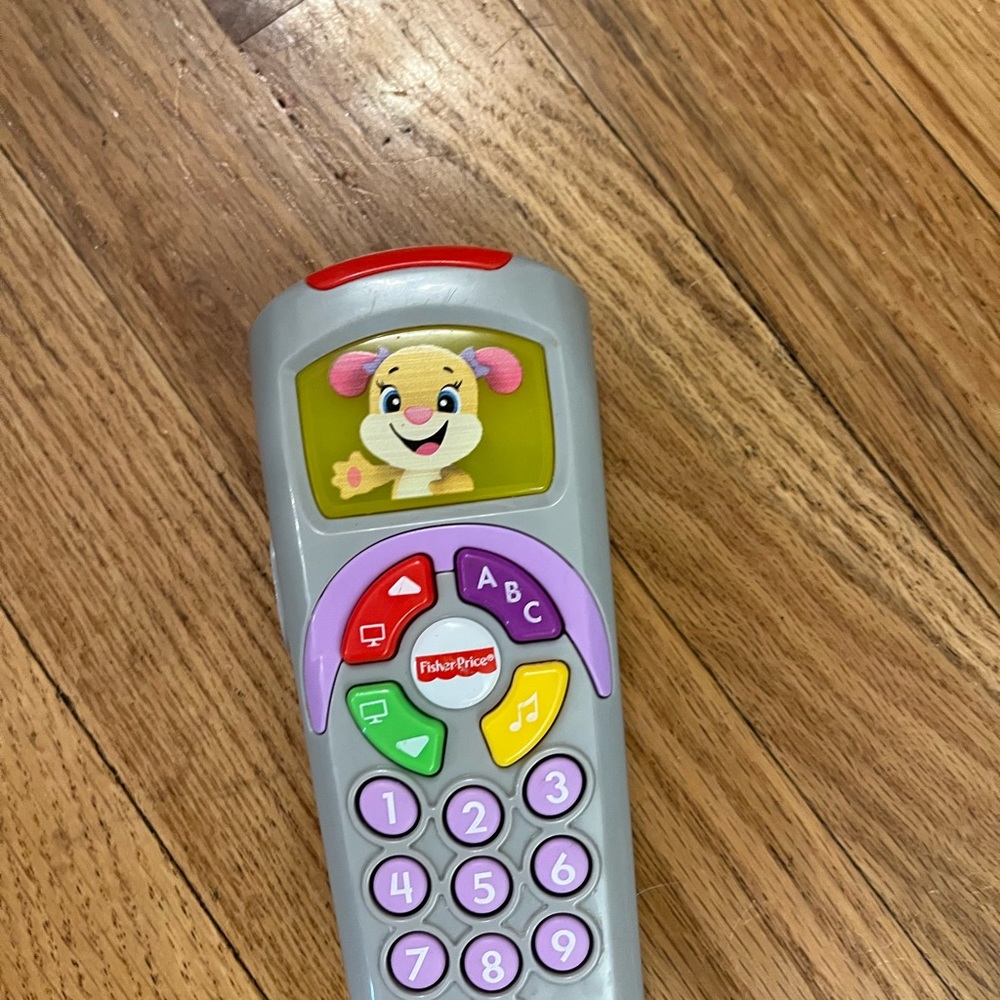 Fisher price pretend tv remote